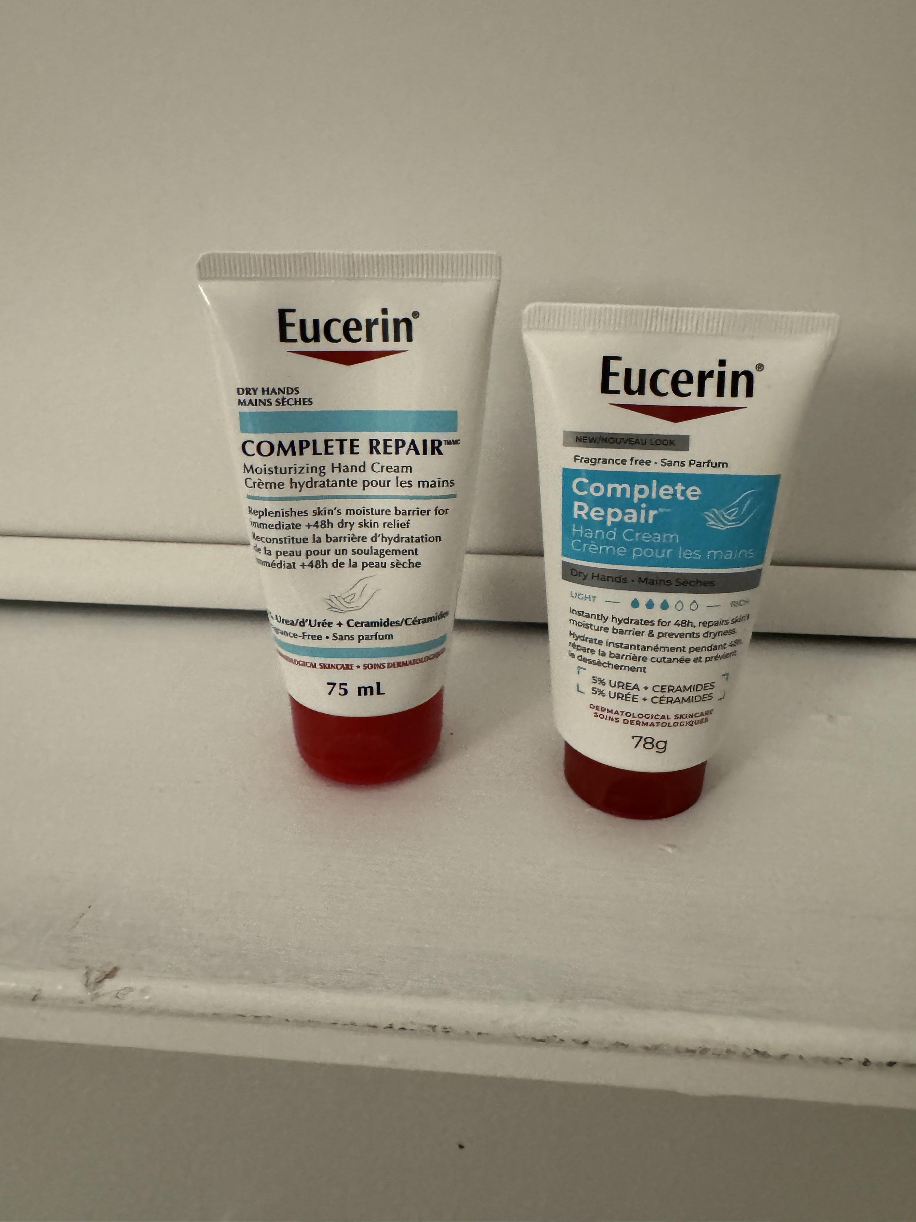Eucerin Eucerin (skincare product) — side-by-side comparison