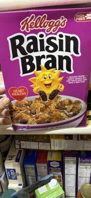 Kellogg Raisin Bran package