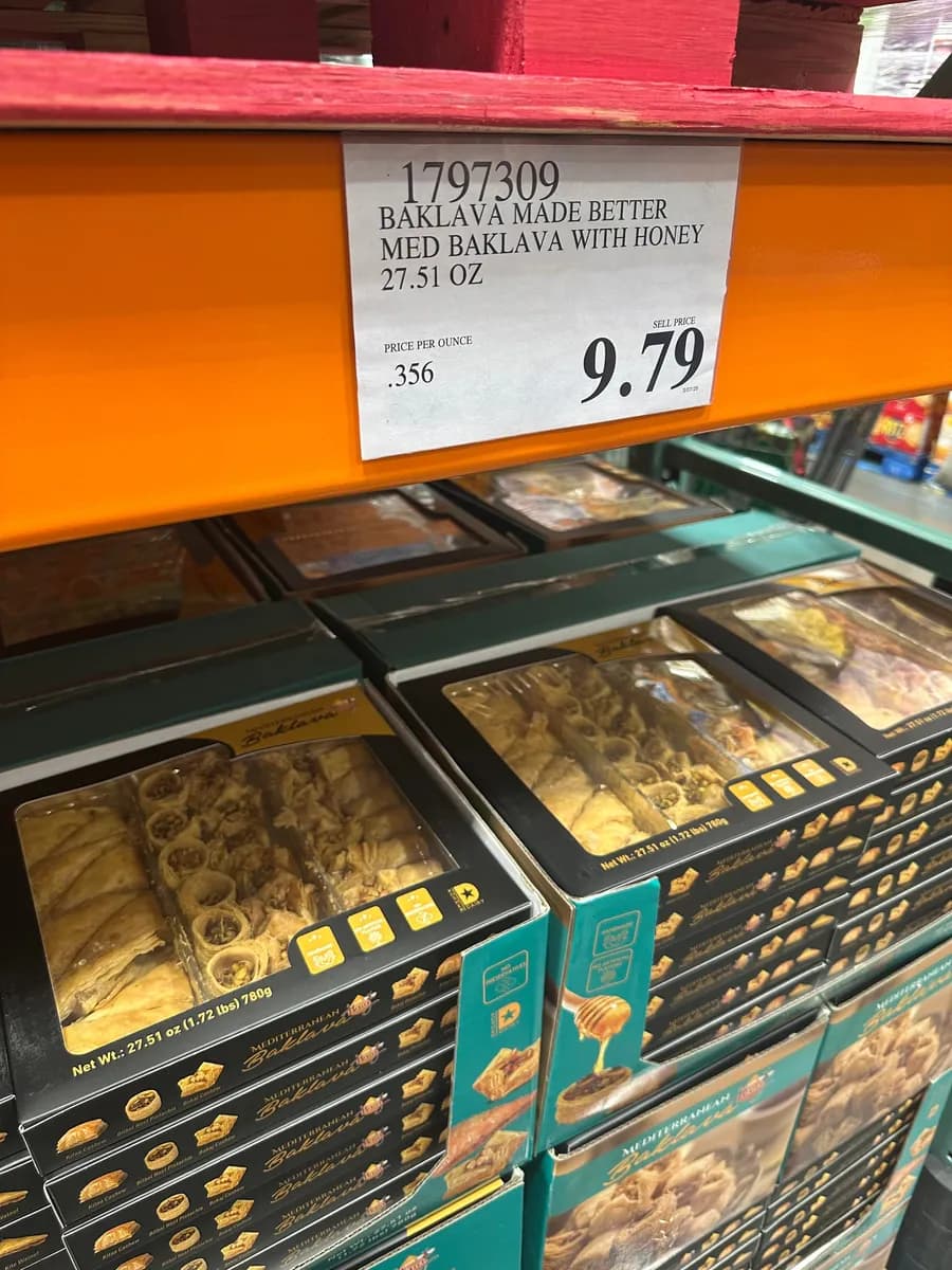Baklava Made Better Baklava — 35oz to 27oz