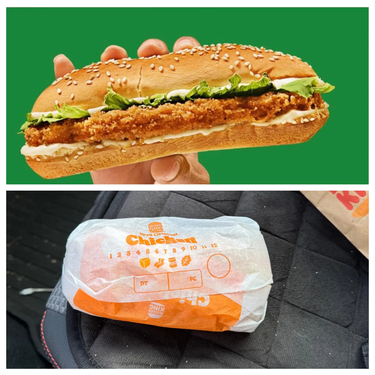 Burger King Classic Chicken Sandwich