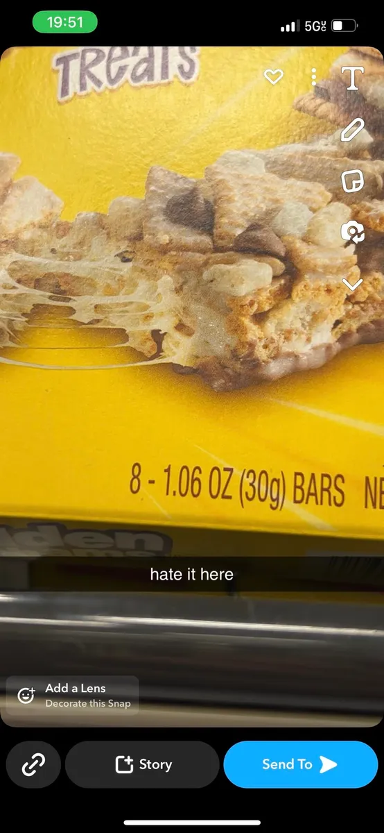 General Mills Cereal Bars — 240g to 192g
