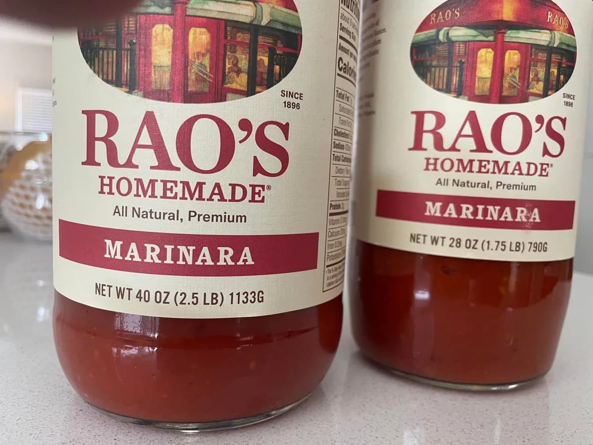Rao'S Rao's Homemade Sauce — 40oz to 28oz