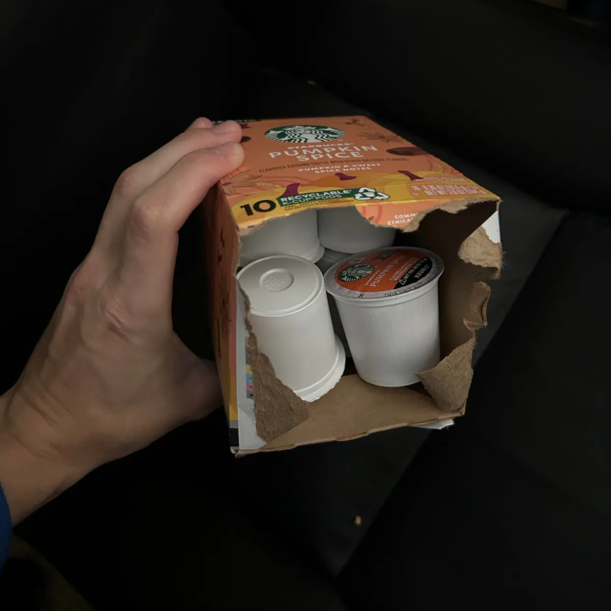Starbucks Pumpkin Spice Coffee (K-Cup or similar) — 12ct to 10ct