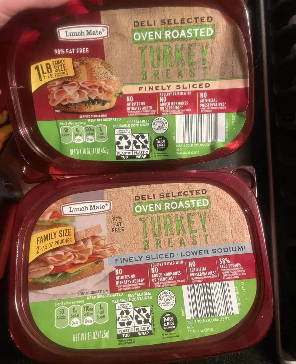 Aldi Oven Roasted Deli Turkey package photo