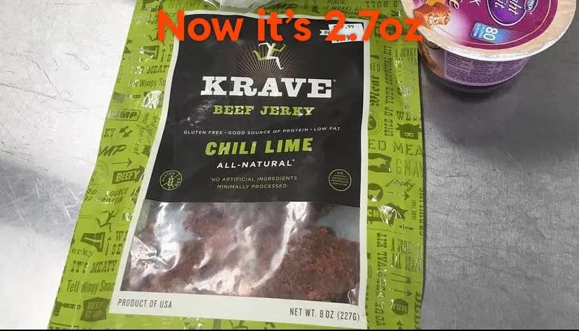 Krave Beef Jerky — 8oz to 2.7oz