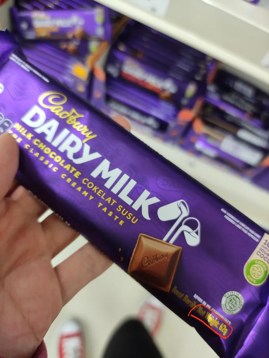 Cadbury Milk Bar package