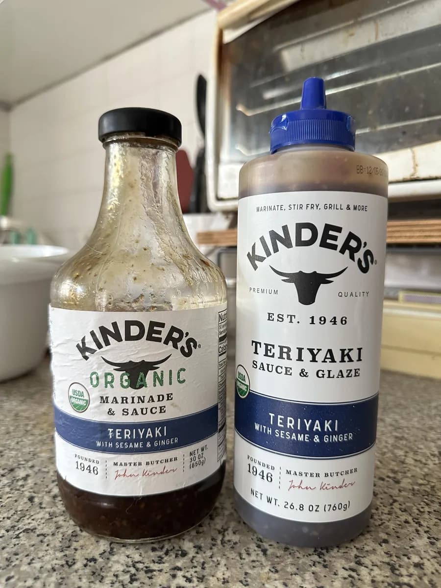 Kinder's Teriyaki — 30oz to 26.8oz