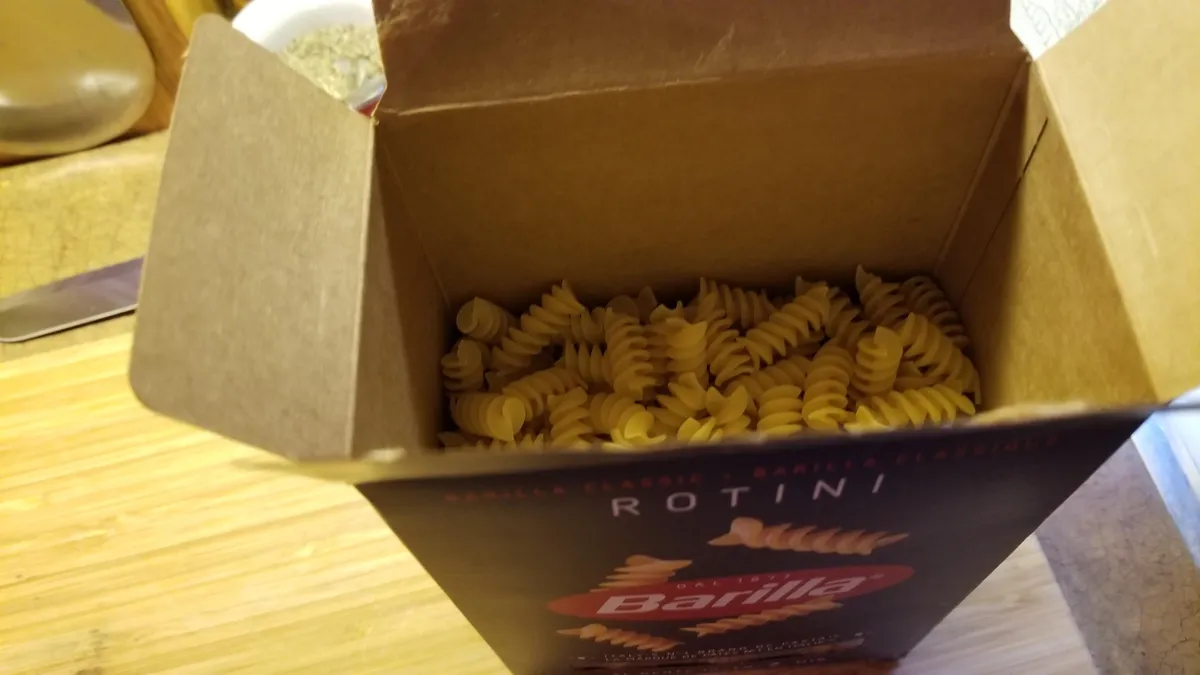 Barilla Pasta — 450g to 410g
