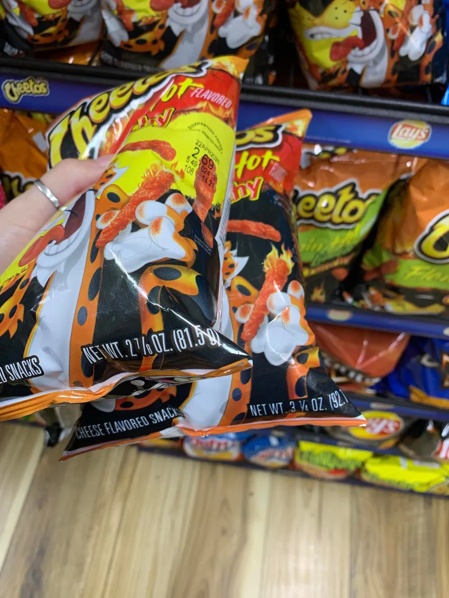 Frito-Lay Hot Cheetos package