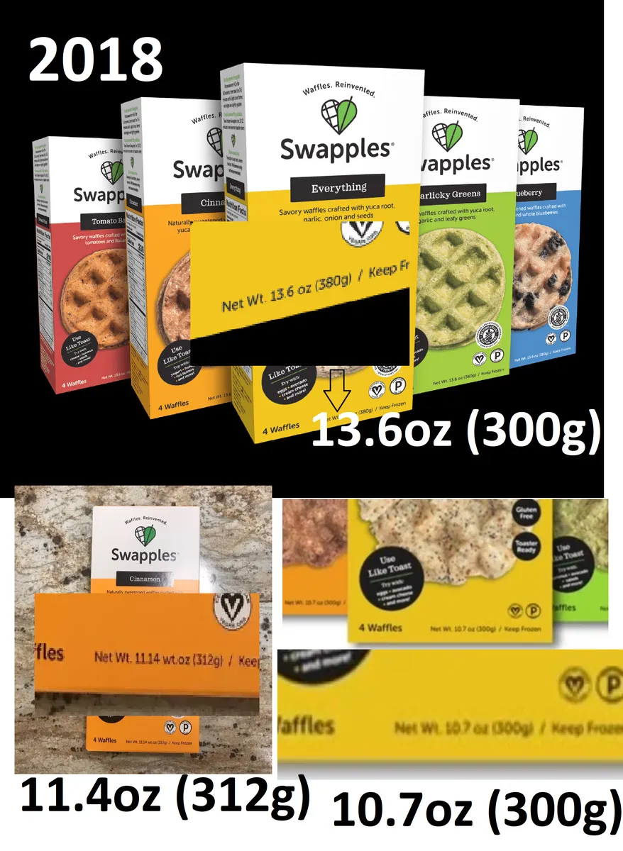 Swapples Swapples — 13.6oz to 10.7oz