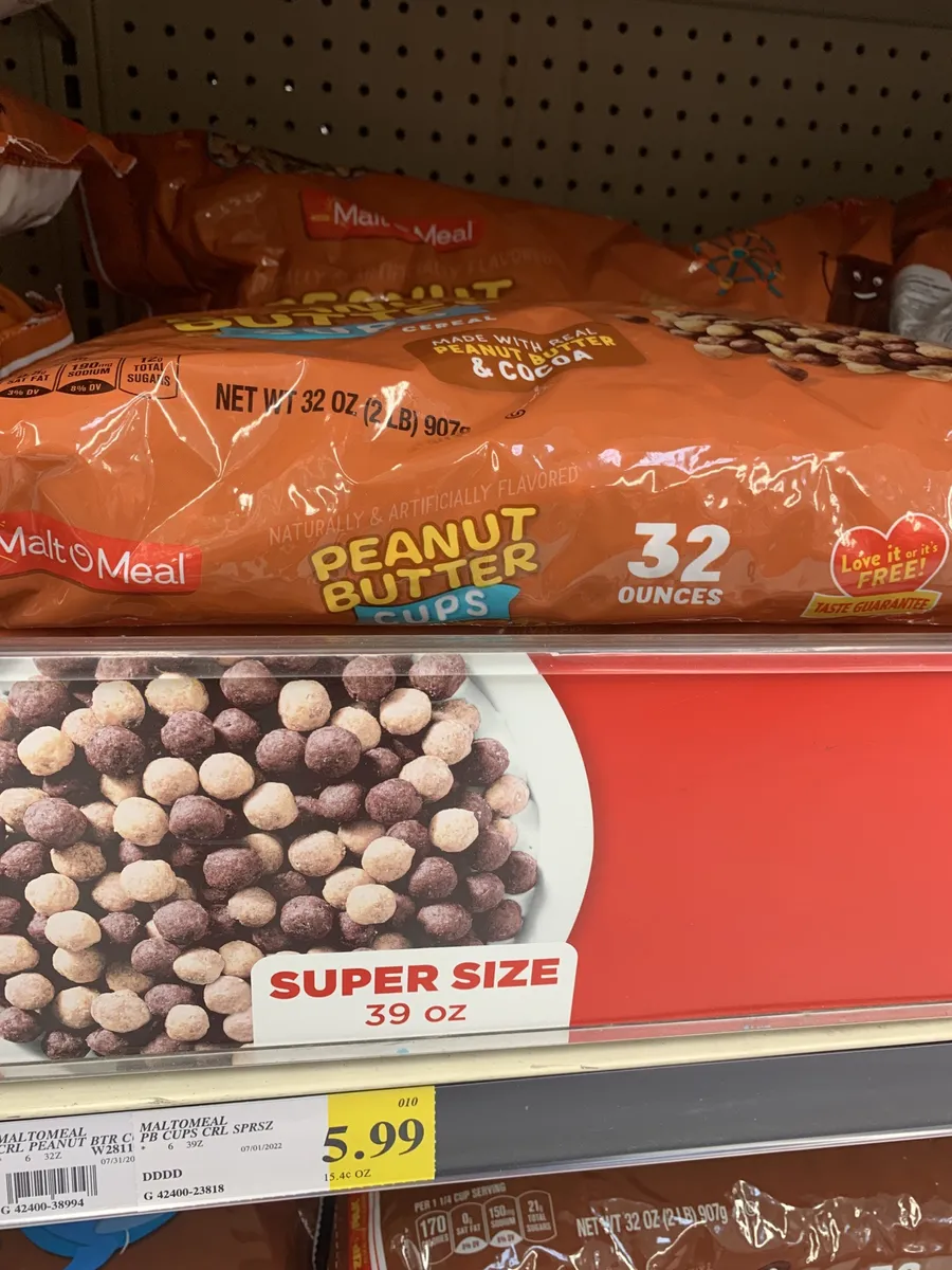 Malt-O-Meal Peanut Butter Cups package photo