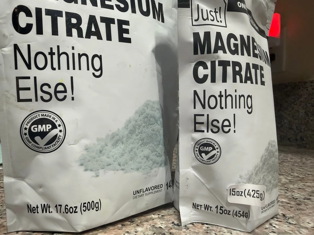 It's Just! Magnesium Citrate Powder — 500g to 425g