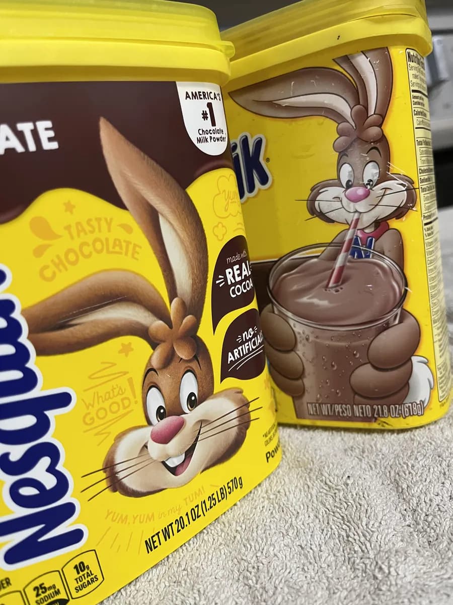 Nestle Nesquik Chocolate Milk Powder package