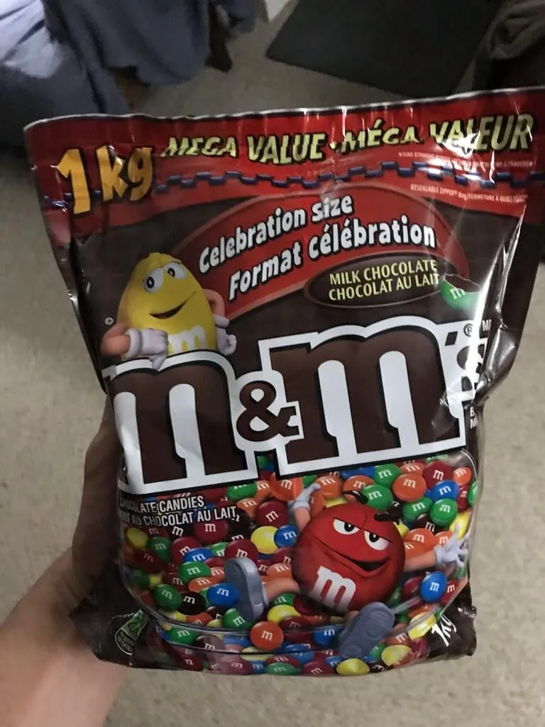 Mars M&M's Chocolate Candies — 1000g to 800g
