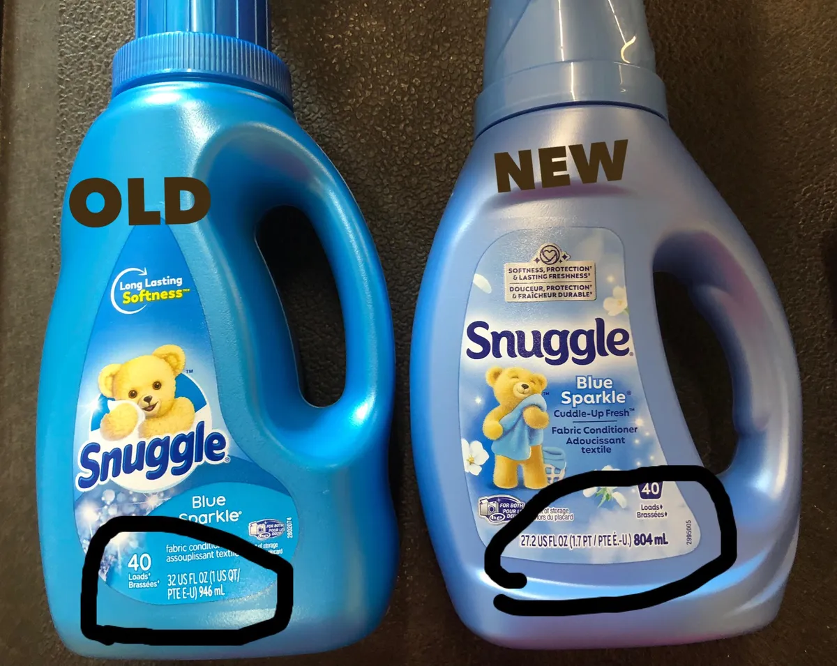 Snuggle Fabric Softener — 946ml to 804ml