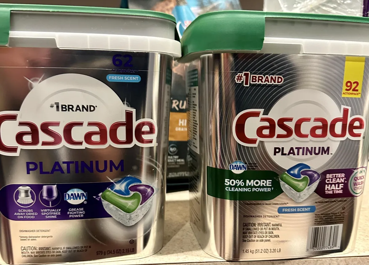 Cascade Cascade Action Packs — 92ct to 62ct