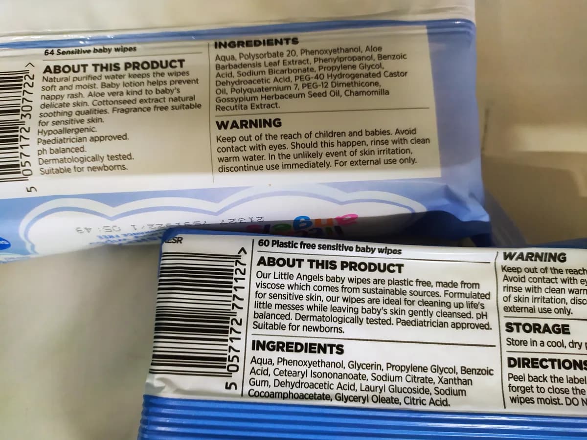 ASDA Baby Wipes package photo