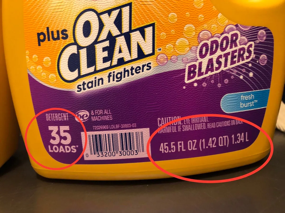 OxiClean Laundry Detergent package photo
