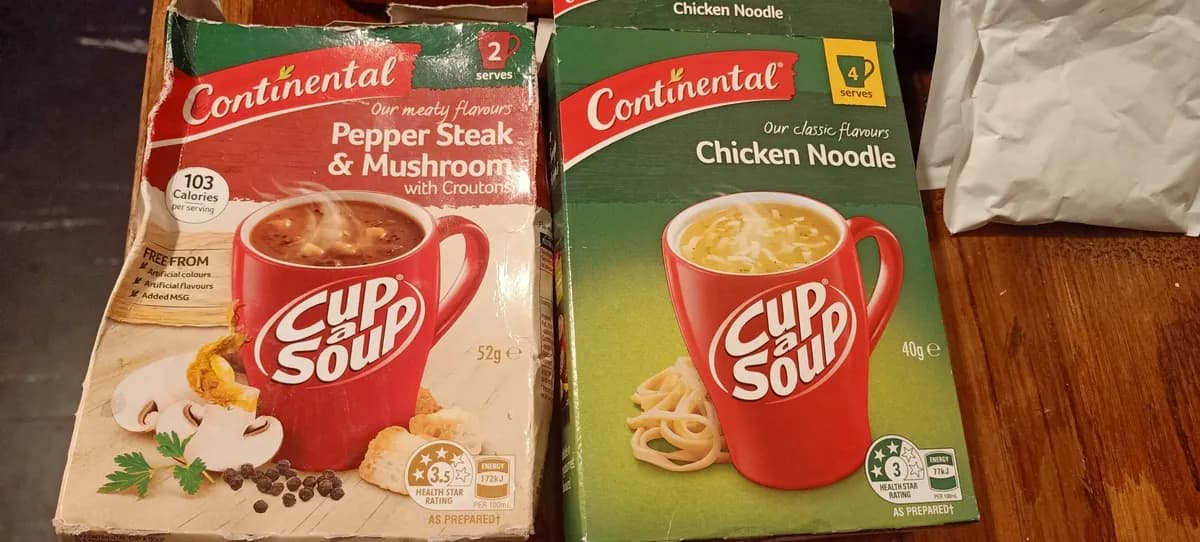 Continental Soup packets package photo