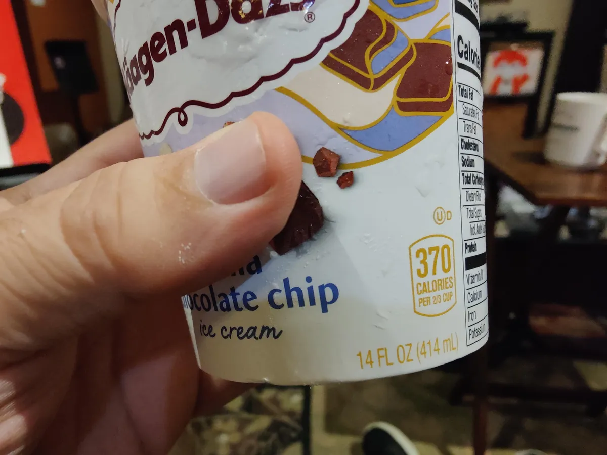 Haagen-Dazs Haagen-Dazs Ice Cream — 16oz to 14oz