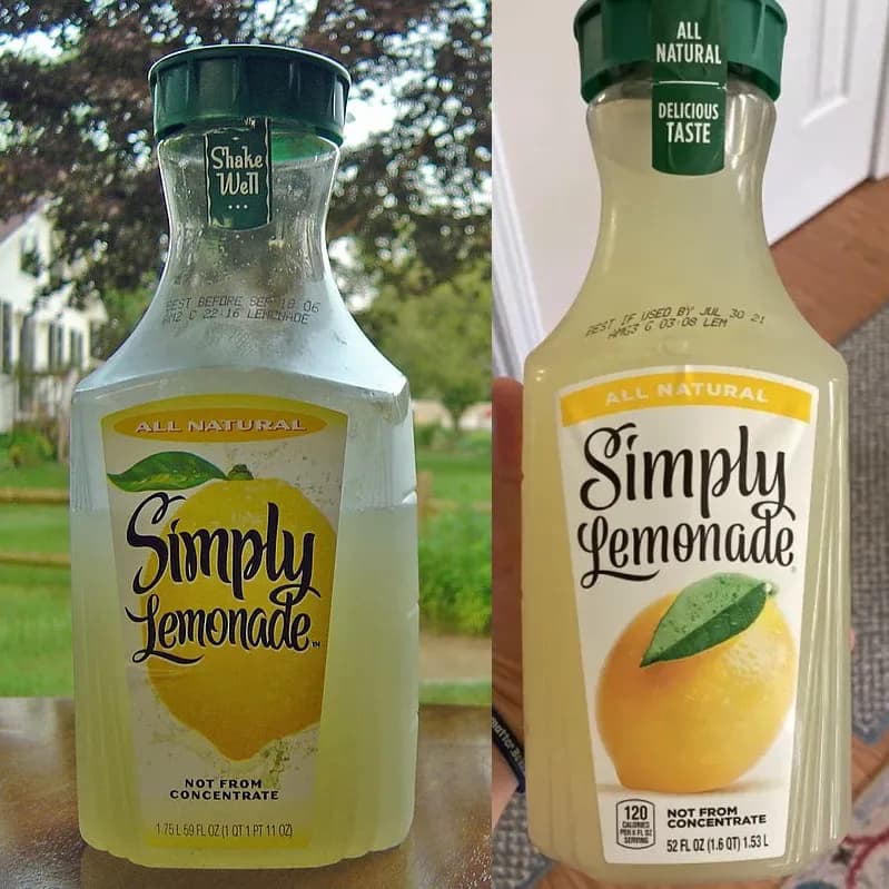 Simply Simply Lemonade — 64fl oz to 52fl oz