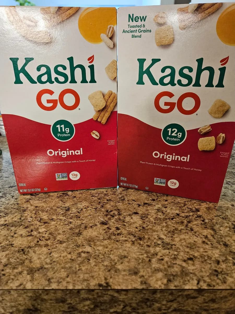 Kashi GO Original — 13.1oz to 9.7oz