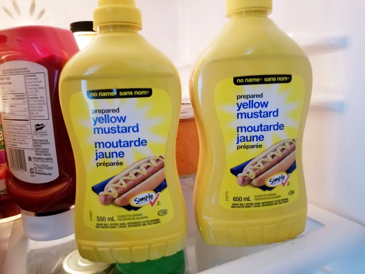 No Name mustard package photo