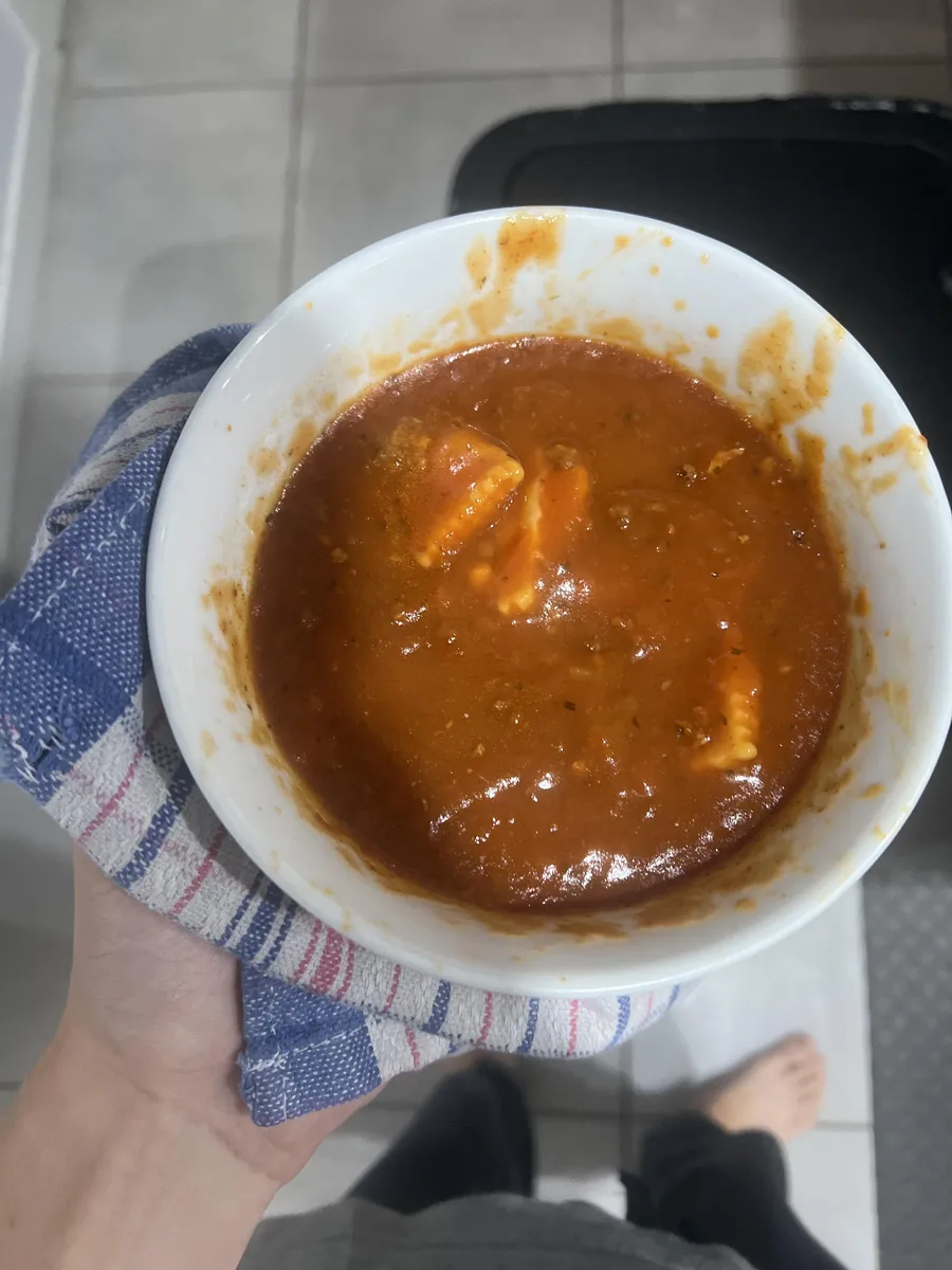 Big Eats Ravioli Bolognese