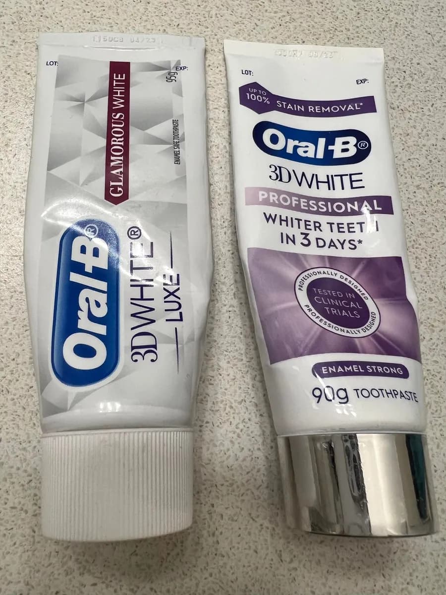 Oral B Toothpaste — 95g to 90g