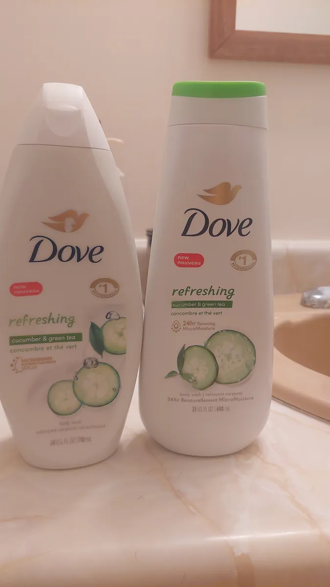 Dove Refreshing Body Wash Cucumber & Green Tea package
