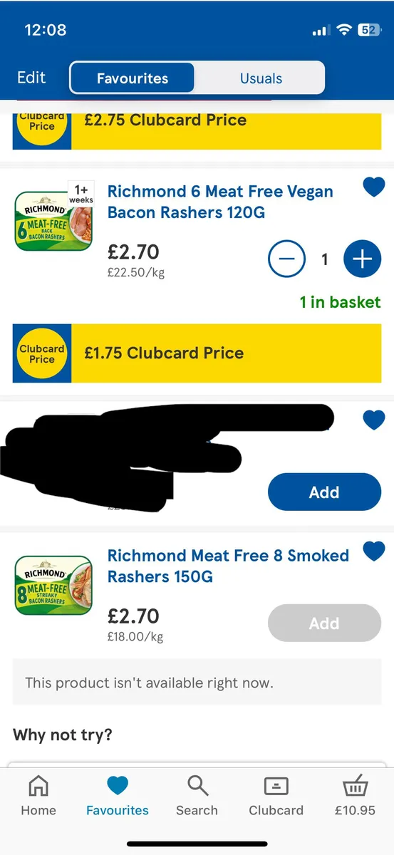 Richmond Bacon — 8ct to 6ct