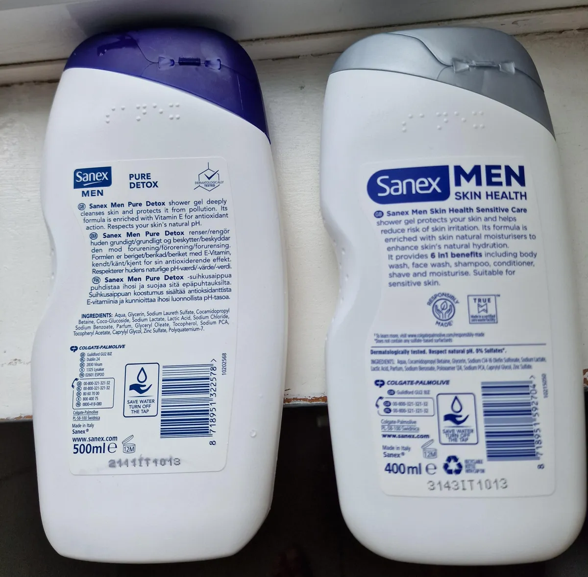 Sanex Men's Body Wash — 250ml to 150ml