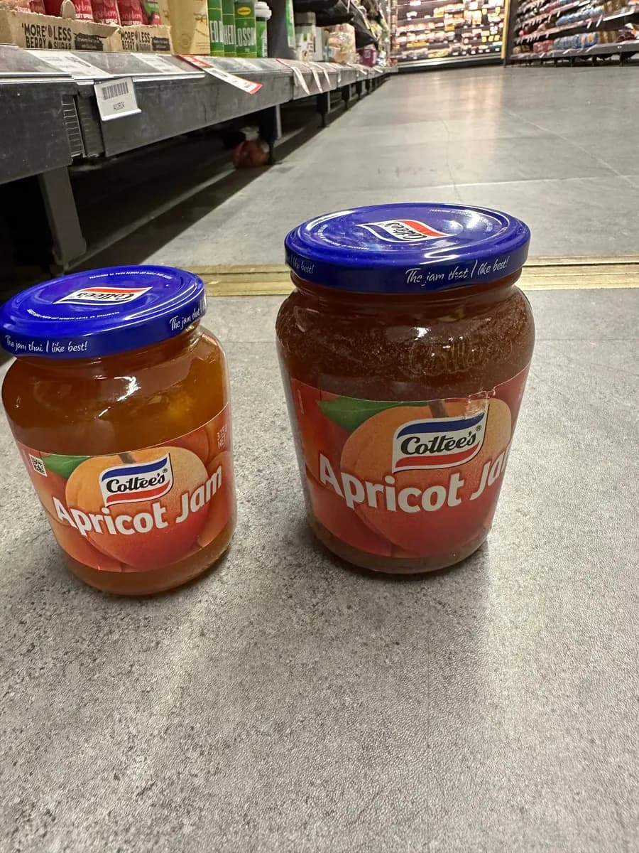 Cottee's Jam — 500g to 375g