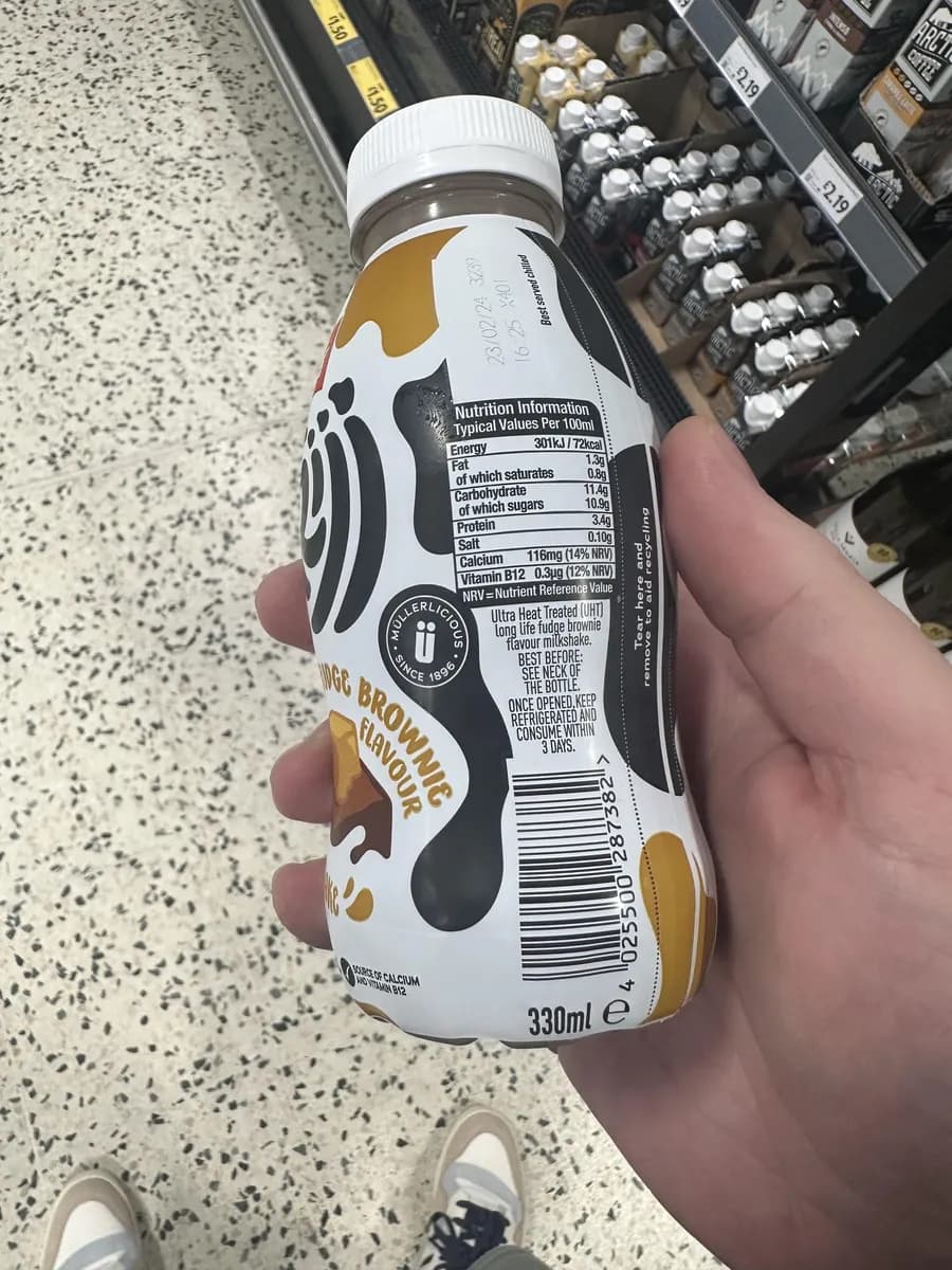 Frijj Milkshakes package photo