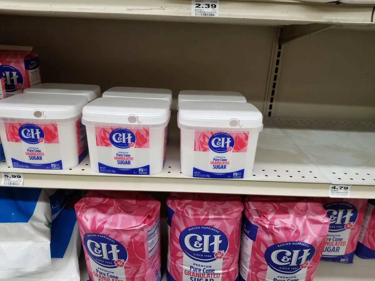 C&H Granulated Sugar — 4lb to 3.5lb