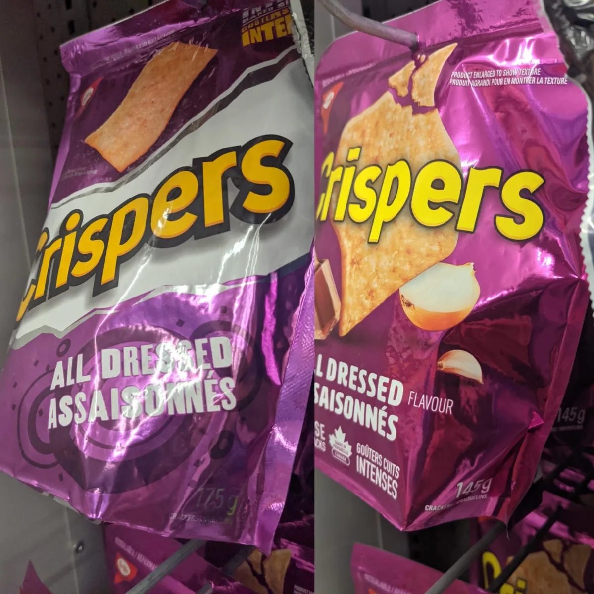 Frito-Lay Crispers All Dressed package