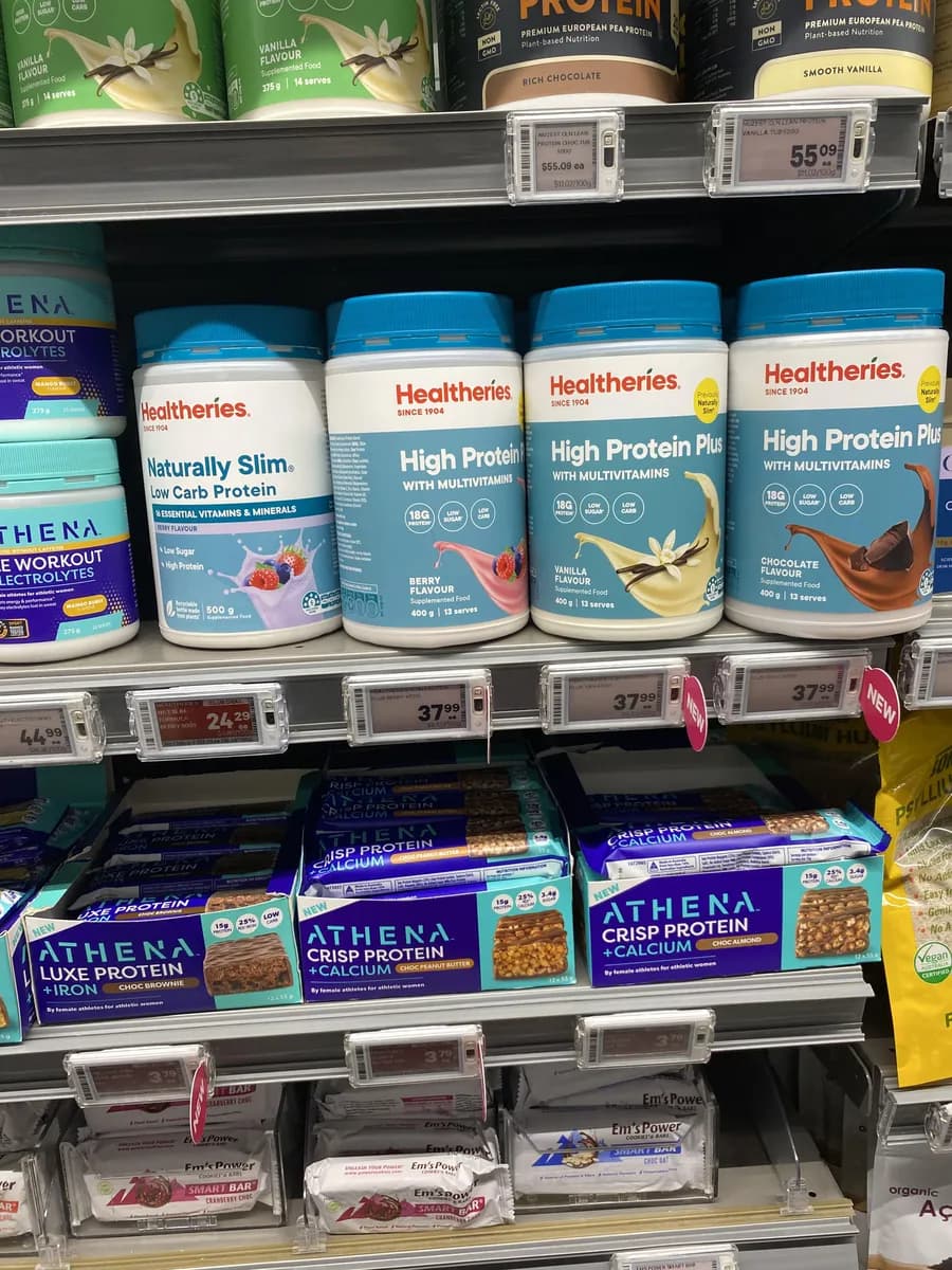 Healtheries Protein Powder — 500g to 400g