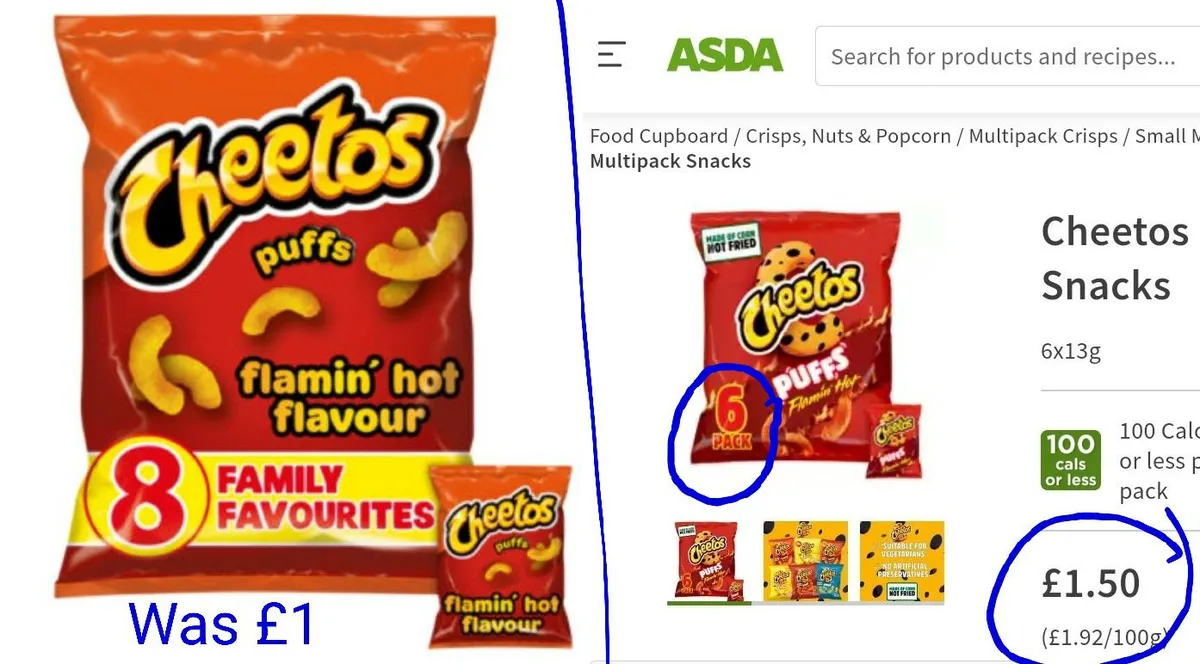 Frito-Lay Cheetos Multi Pack package
