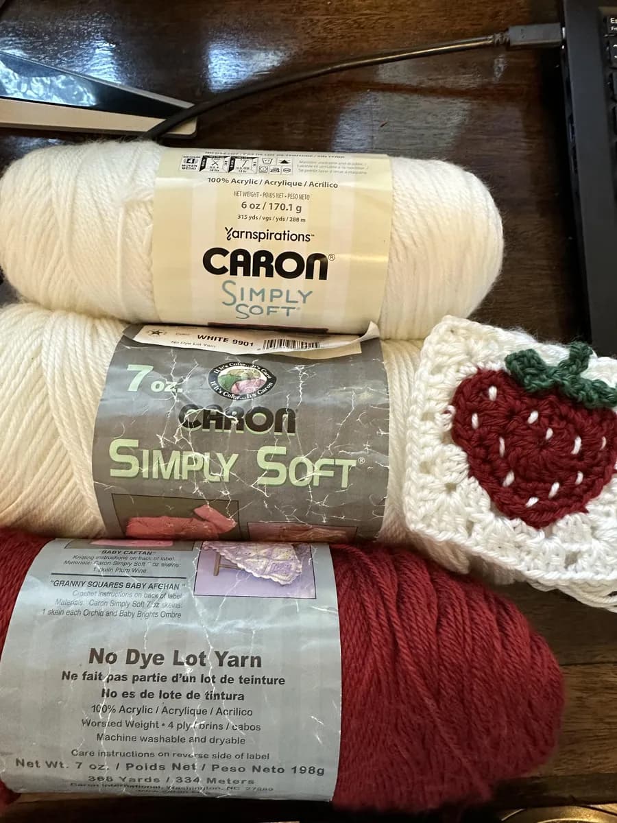 Caron Simply Soft Yarn — 7oz to 6oz
