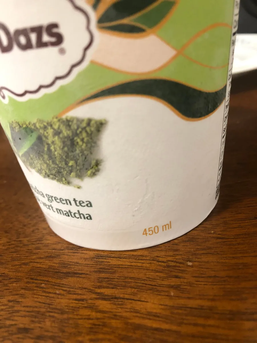 Haagen-Dazs Match Ice Cream — 500ml to 450ml