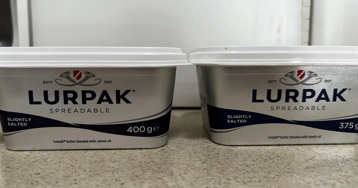 Lurpak Lurpak butter — 400g to 375g