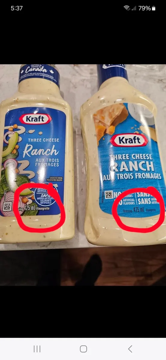 Kraft Salad Dressing package