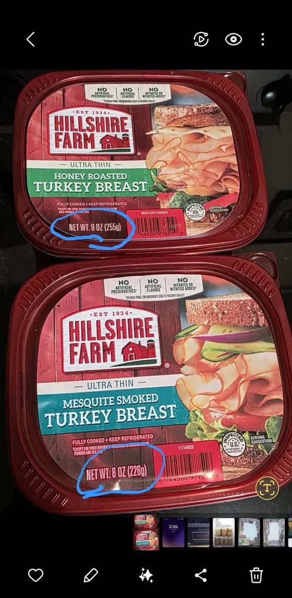 Hillshire Farm Sandwich Meat package photo