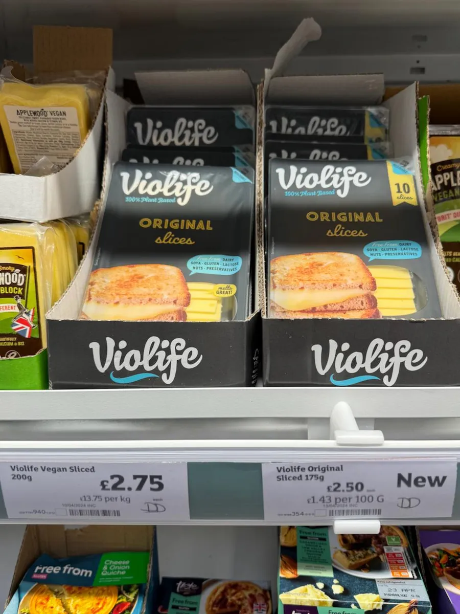 Violife Cheese slices package photo
