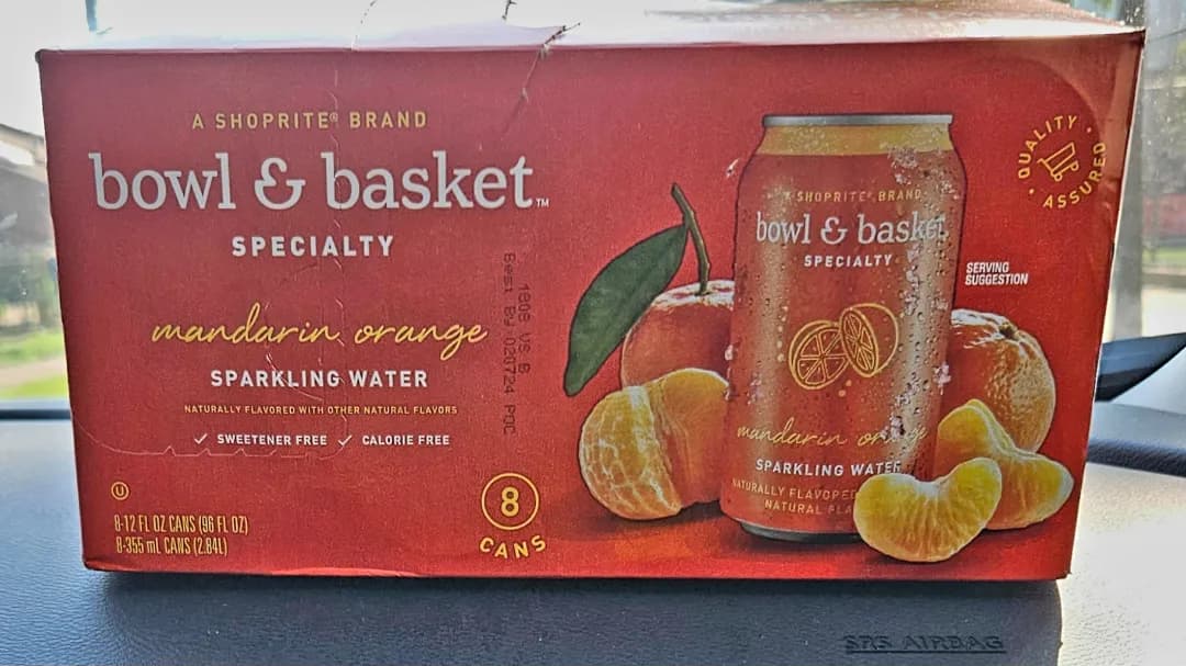 ShopRite Bowl & Basket Seltzer Water — 12ct to 8ct