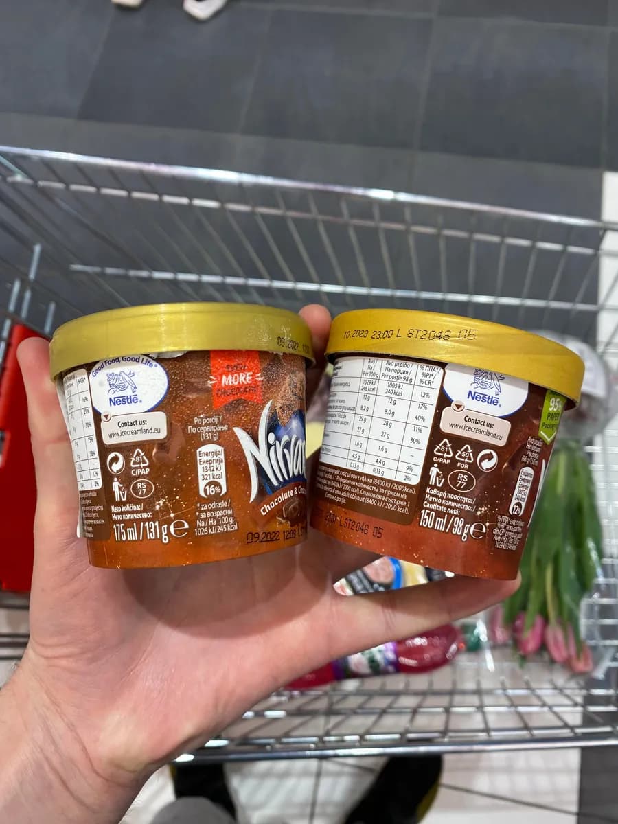 Nestle Nirvana package