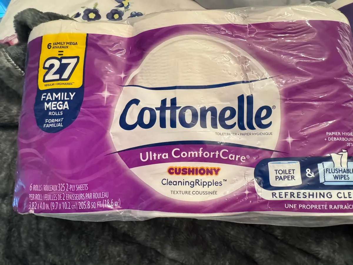 Cottonelle Mega Rolls — 325ct to 244ct