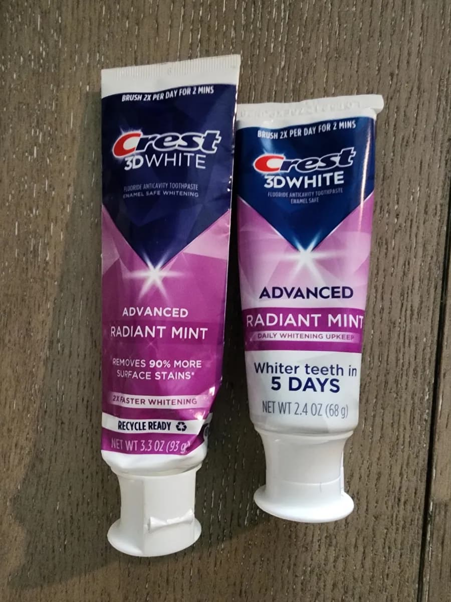 Crest Toothpaste package