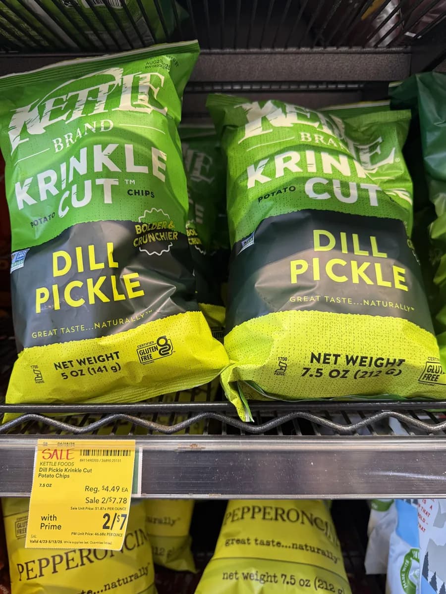 Kettle Kettle Chips — 14oz to 8oz