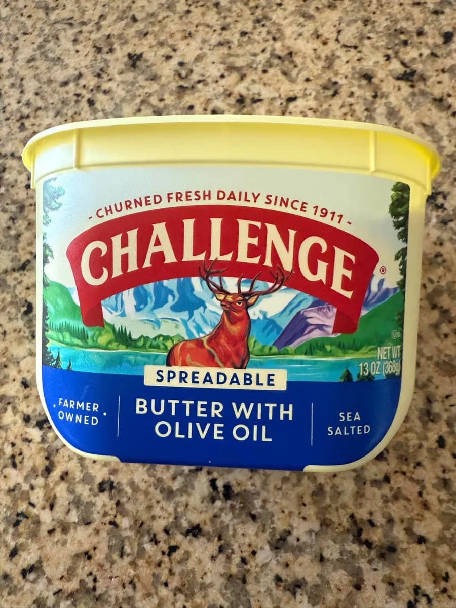 Challenge Spreadable butter — 15oz to 13oz